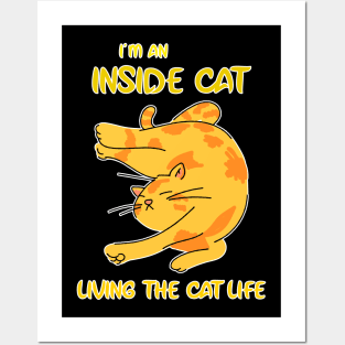 Inside cat Posters and Art